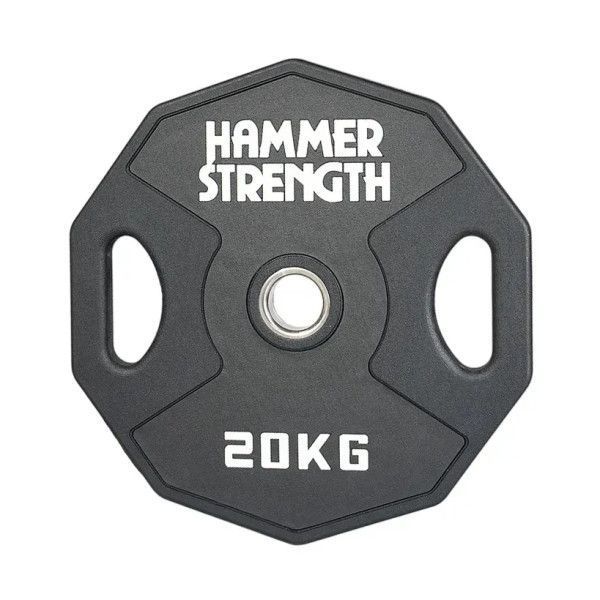 Диски обгумовані олімпійські Hammer Strength 51 мм 1.25-2.5-5-10-15-20-25 кг HammerStrength фото