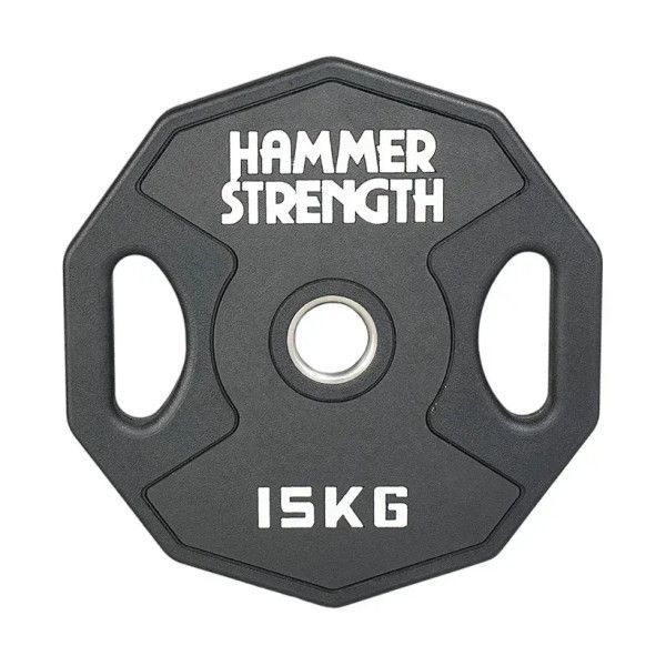 Диски обгумовані олімпійські Hammer Strength 51 мм 1.25-2.5-5-10-15-20-25 кг HammerStrength фото