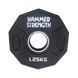 Диски обгумовані олімпійські Hammer Strength 51 мм 1.25-2.5-5-10-15-20-25 кг HammerStrength фото 9