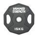 Диски обгумовані олімпійські Hammer Strength 51 мм 1.25-2.5-5-10-15-20-25 кг HammerStrength фото 5