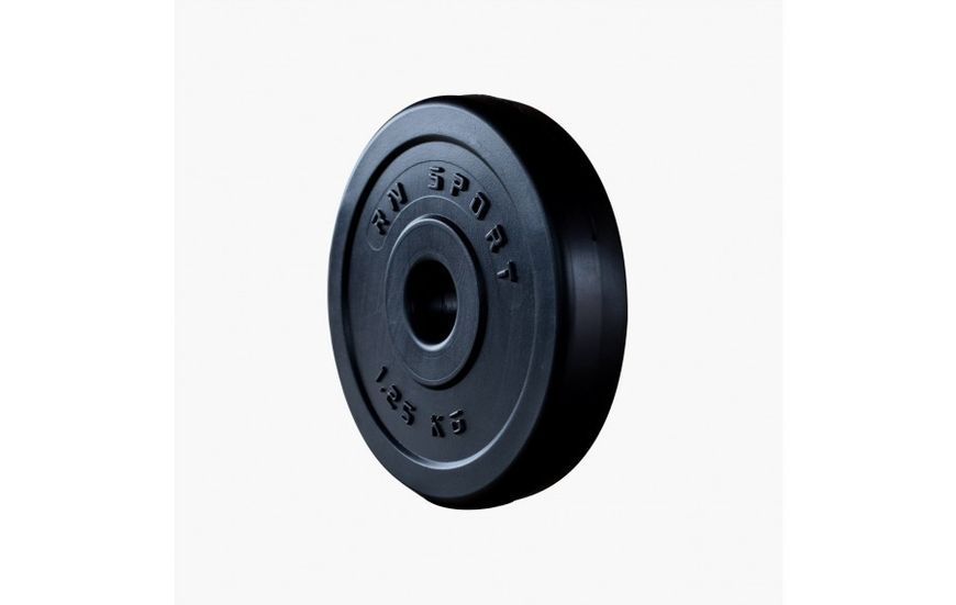 Штанга RN-Sport на 50 кг + Рукавички. ABS покриття дисків BB-50 фото