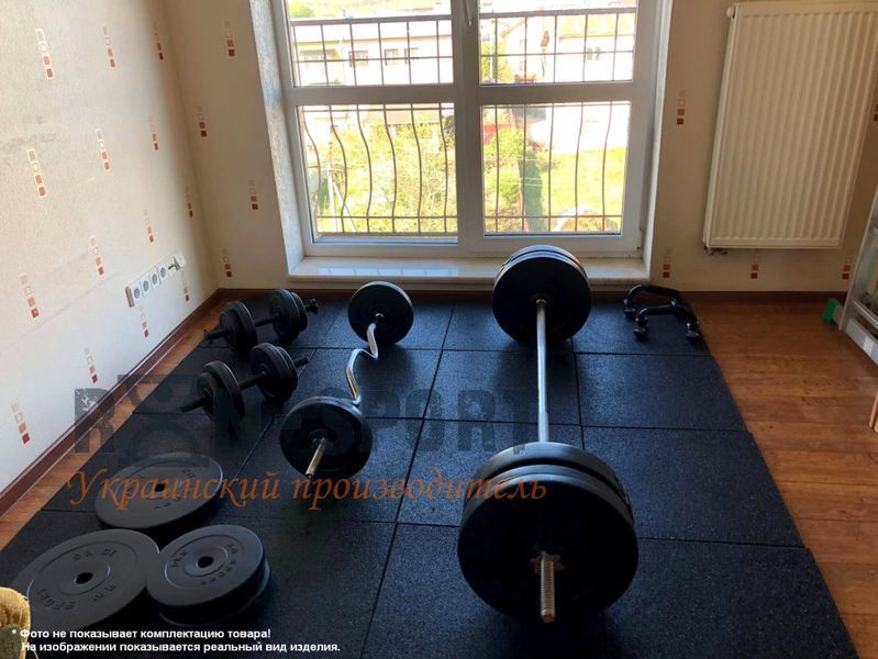 Штанга набірна 103 кг RN-Sport з ABS покриттям + Рукавички Bitum Rn103 фото
