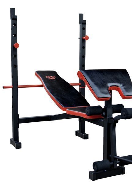 Лава для жиму ReadMeBlack + 4 грифи, 100 кг дисків RN-Sport RMB-100 фото
