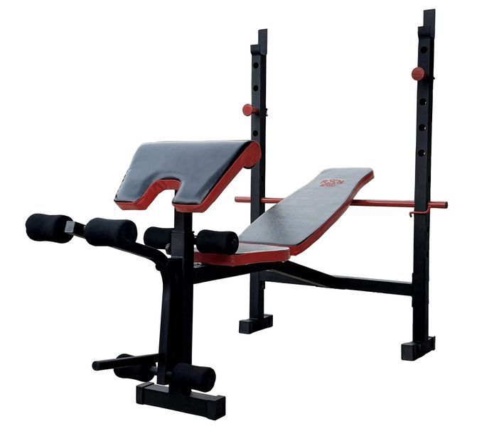 Лава для жиму ReadMeBlack + 4 грифи, 100 кг дисків RN-Sport RMB-100 фото