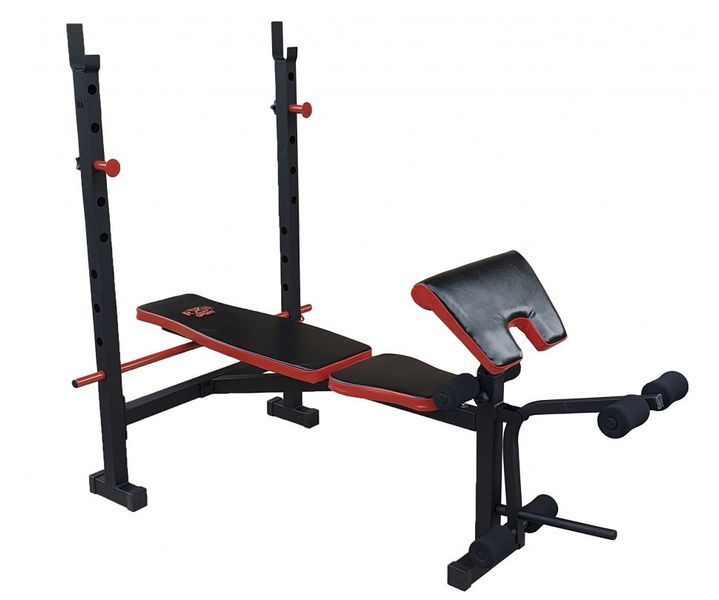 Лава для жиму ReadMeBlack + 4 грифи, 100 кг дисків RN-Sport RMB-100 фото