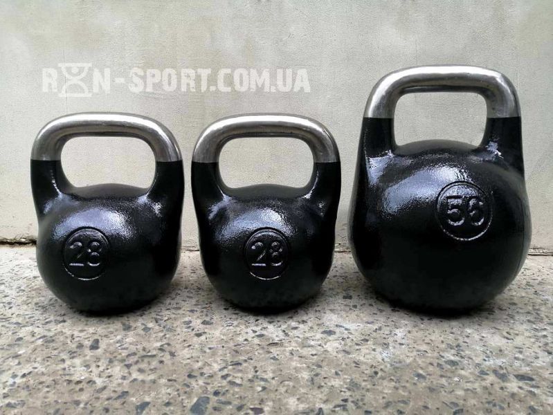 Гиря чавунна 40 кг RN-Sport чорний grd_40 фото