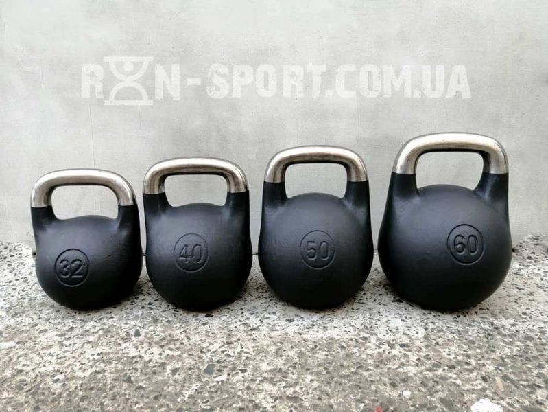 Гиря чавунна 40 кг RN-Sport чорний grd_40 фото