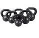 Гиря чавунна 10 кг металева чорна KETTLEBELL/10 фото 2