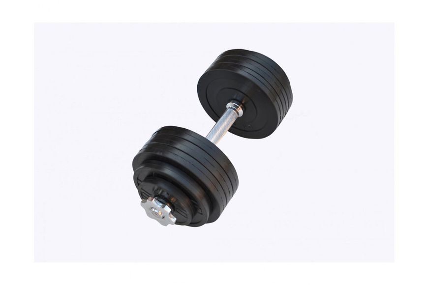 Гантель обгумована набірна 20 кг Rn-Sport RN_OD20 фото