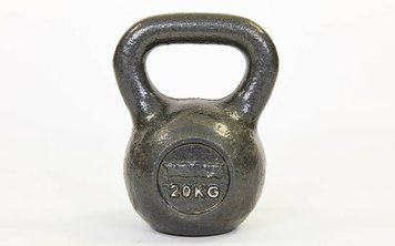 Гиря чавунна пофарбована TA-1815-20 20 кг чорний TA-1815-20 фото